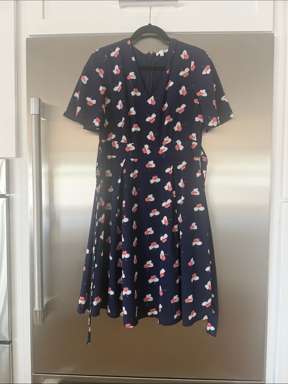 Navy all occasion dress in perfect condition.